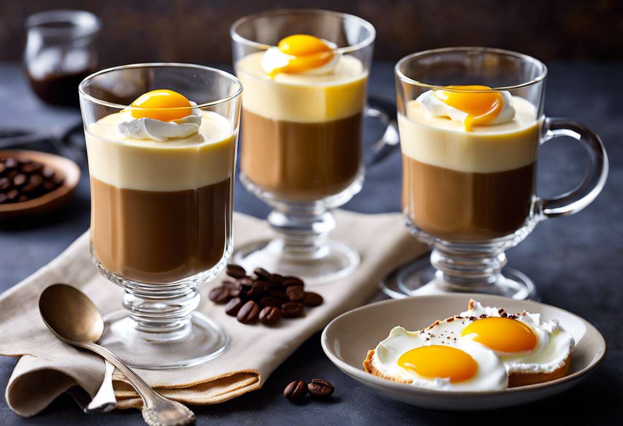 Pot de crème au café : intensité et douceur combinées